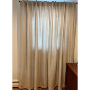 Four Blackout Curtain Panels Rod Pole‎ Pocket Shimmery Grey Midweight 46"x91"